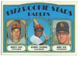 1972 Topps Baseball Cards      457     Darcy Fast/Derell Thomas/Mike Ivie RC